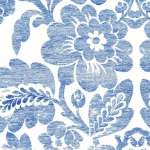 Distressed Blue Brocade Print Paper ~ Rossi Italy 